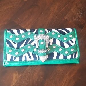 Zebra stripe wallet